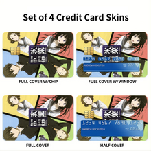 Load image into Gallery viewer, Hyuoka main members Credit Card Skins (4-in-1 Pack)