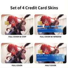 Load image into Gallery viewer, Ikuyo Kita Credit Card Skins (4-in-1 Pack)