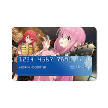 Load image into Gallery viewer, Ikuyo Kita & Hitori Gotou Credit Card Skins (4-in-1 Pack)