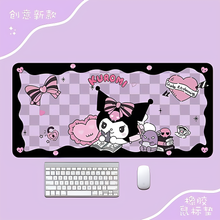 Load image into Gallery viewer, Kuromi Sanrio Mouse Pad (Desk Mat)