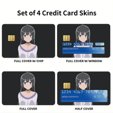 Load image into Gallery viewer, Is It Wrong To Try To Pick Up Girls In A Dungeon? 8k Credit Card Skins (4-in-1 Pack)