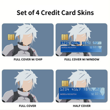 Load image into Gallery viewer, Is It Wrong to Try to Pick Up Girls in a Dungeon? Bell Cranel Credit Card Skins (4-in-1 Pack)