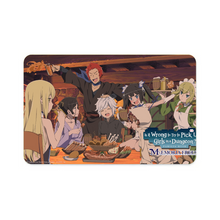 Load image into Gallery viewer, Is It Wrong to Try to Pick Up Girls in a Dungeon? Bell Cranel, Hestia, Liliruca Arde, Welf Crozzo Credit Card Skins (4-in-1 Pack)