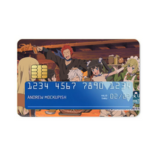 Load image into Gallery viewer, Is It Wrong to Try to Pick Up Girls in a Dungeon? Bell Cranel, Hestia, Liliruca Arde, Welf Crozzo Credit Card Skins (4-in-1 Pack)