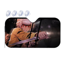 Load image into Gallery viewer, Is It Wrong To Try To Pick Up Girls In A Dungeon? Car Sunshade