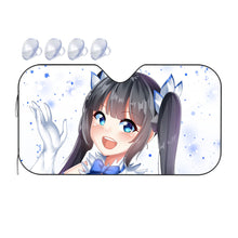 Load image into Gallery viewer, Is It Wrong to Try to Pick Up Girls in a Dungeon? Hestia Car Sunshade