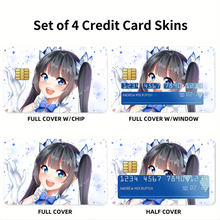 Load image into Gallery viewer, Is It Wrong to Try to Pick Up Girls in a Dungeon? Hestia Credit Card Skins (4-in-1 Pack)