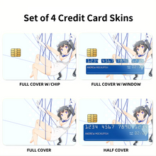 Load image into Gallery viewer, Is It Wrong to Try to Pick Up Girls in a Dungeon? Hestia Credit Card Skins (4-in-1 Pack)