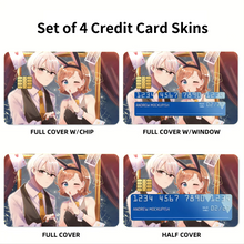 Load image into Gallery viewer, Itsuki Sumeragi and Kaede Manyuda Credit Card Skins (4-in-1 Pack)
