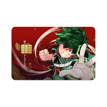 Load image into Gallery viewer, Izuku Midoriya (Boku no Hero Academia) Credit Card Skins (4-in-1 Pack)