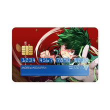 Load image into Gallery viewer, Izuku Midoriya (Boku no Hero Academia) Credit Card Skins (4-in-1 Pack)