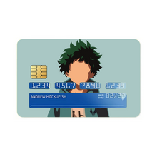 Load image into Gallery viewer, Izuku Midoriya minimalism Credit Card Skins (4-in-1 Pack)