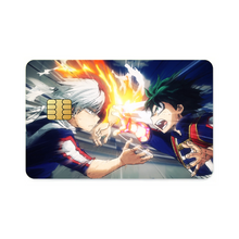 Load image into Gallery viewer, Izuku VS Shoto Credit Card Skins (4-in-1 Pack)