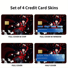 Load image into Gallery viewer, Jabami yumeko Credit Card Skins (4-in-1 Pack)