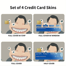Load image into Gallery viewer, Joe & Uda Credit Card Skins (4-in-1 Pack)