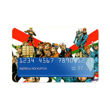 Load image into Gallery viewer, JoJo's Bizarre Adventure: Part 1-8 Credit Card Skins (4-in-1 Pack)