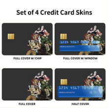 Load image into Gallery viewer, JoJo's Bizarre Adventure: Stardust Crusaders Credit Card Skins (4-in-1 Pack)