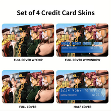 Load image into Gallery viewer, Jojo's Bizarre Adventure - Stardust Crusaders Credit Card Skins (4-in-1 Pack)