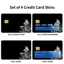 Load image into Gallery viewer, JoJo's Bizarre Adventure: Stardust Crusaders - DIO Posing Credit Card Skins (4-in-1 Pack)