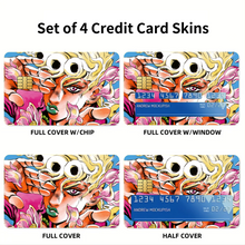 Load image into Gallery viewer, JoJo's Bizarre Adventure: Vento Aureo - Giorno Giovanna Credit Card Skins (4-in-1 Pack)