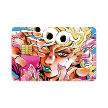 Load image into Gallery viewer, JoJo's Bizarre Adventure: Vento Aureo - Giorno Giovanna Credit Card Skins (4-in-1 Pack)