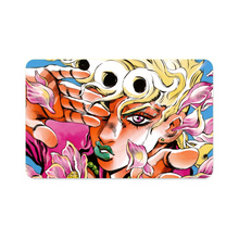 Load image into Gallery viewer, JoJo's Bizarre Adventure: Vento Aureo - Giorno Giovanna Credit Card Skins (4-in-1 Pack)