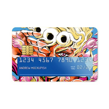 Load image into Gallery viewer, JoJo's Bizarre Adventure: Vento Aureo - Giorno Giovanna Credit Card Skins (4-in-1 Pack)