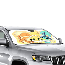 Load image into Gallery viewer, Jolteon,Vaporeon and Flareon Car Sunshade