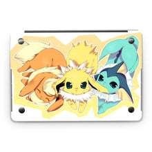 Load image into Gallery viewer, Jolteon,Vaporeon and Flareon Macbook Skin