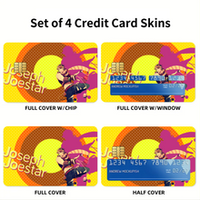 Load image into Gallery viewer, Joseph Joestar Credit Card Skins (4-in-1 Pack)