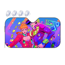 Load image into Gallery viewer, Josuke and Giorgio  Car Sunshade