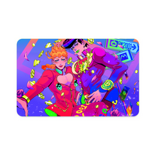 Load image into Gallery viewer, Josuke and Giorgio Credit Card Skins (4-in-1 Pack)