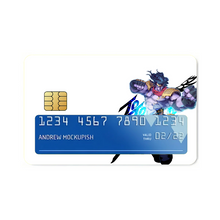 Load image into Gallery viewer, Jotaro Kujo and Star Platinum Credit Card Skins (4-in-1 Pack)