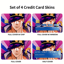 Load image into Gallery viewer, Jotaro Kujo Credit Card Skins (4-in-1 Pack)