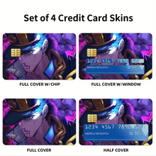 Load image into Gallery viewer, Jotaro Kujo Credit Card Skins (4-in-1 Pack)