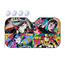 Load image into Gallery viewer, Jotaro Kujo Josuke Higashikata and Okuyasu Nijimura  Car Sunshade