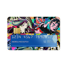 Load image into Gallery viewer, Jotaro Kujo Josuke Higashikata and Okuyasu Nijimura Credit Card Skins (4-in-1 Pack)
