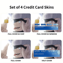 Load image into Gallery viewer, Jujutsu Kaisen Credit Card Skins (4-in-1 Pack)