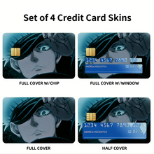 Load image into Gallery viewer, Jujutsu Kaisen Credit Card Skins (4-in-1 Pack)