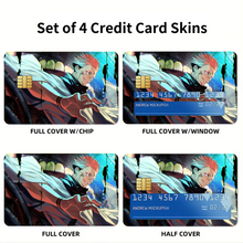 Load image into Gallery viewer, Jujutsu Kaisen Credit Card Skins (4-in-1 Pack)