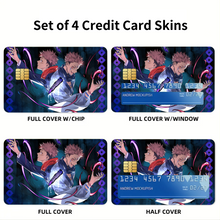 Load image into Gallery viewer, Jujutsu Kaisen Credit Card Skins (4-in-1 Pack)