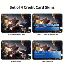 Load image into Gallery viewer, Jujutsu Kaisen Credit Card Skins (4-in-1 Pack)