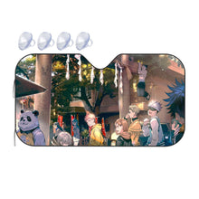 Load image into Gallery viewer, Jujutsu Kaisen Megumi Fushiguro, Nobara Kugisaki, Kento Nanami, Toge Inumaki, Maki Zenin Car Sunshade
