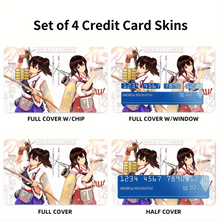 Load image into Gallery viewer, Kaga x Akagi Credit Card Skins (4-in-1 Pack)
