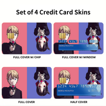 Load image into Gallery viewer, Kaguya and Miyuki Credit Card Skins (4-in-1 Pack)
