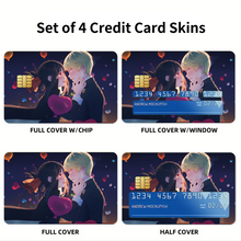 Load image into Gallery viewer, Kaguya and Miyuki Credit Card Skins (4-in-1 Pack)
