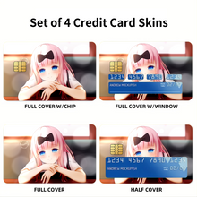 Load image into Gallery viewer, Kaguya-sama: Love Is War Credit Card Skins (4-in-1 Pack)