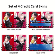 Load image into Gallery viewer, Kaguya-sama: Love Is War Credit Card Skins (4-in-1 Pack)