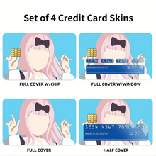 Load image into Gallery viewer, Kaguya-sama: Love Is War Credit Card Skins (4-in-1 Pack)