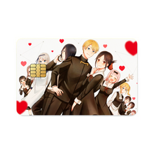Load image into Gallery viewer, Kaguya-sama: Love is War Kaguya Shinomiya, Chika Fujiwara, Miyuki Shirogane, Ai Hayasaka, Kei Shirogane Credit Card Skins (4-in-1 Pack)